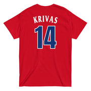 Motiejus Krivas #14: Jersey T-Shirt Red