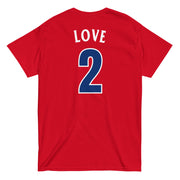 Caleb Love #2: Jersey T-Shirt Red