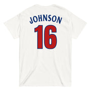 Keshad Johnson #16: Jersey T-Shirt White