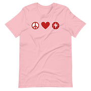 Peace Love & Arizona Basketball: Unisex T-Shirt