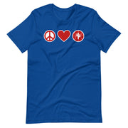 Peace Love & Arizona Basketball: Unisex T-Shirt