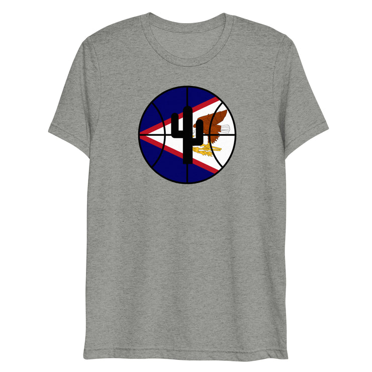 Samoa Flag Logo: Unisex Tri-Blend T-Shirt