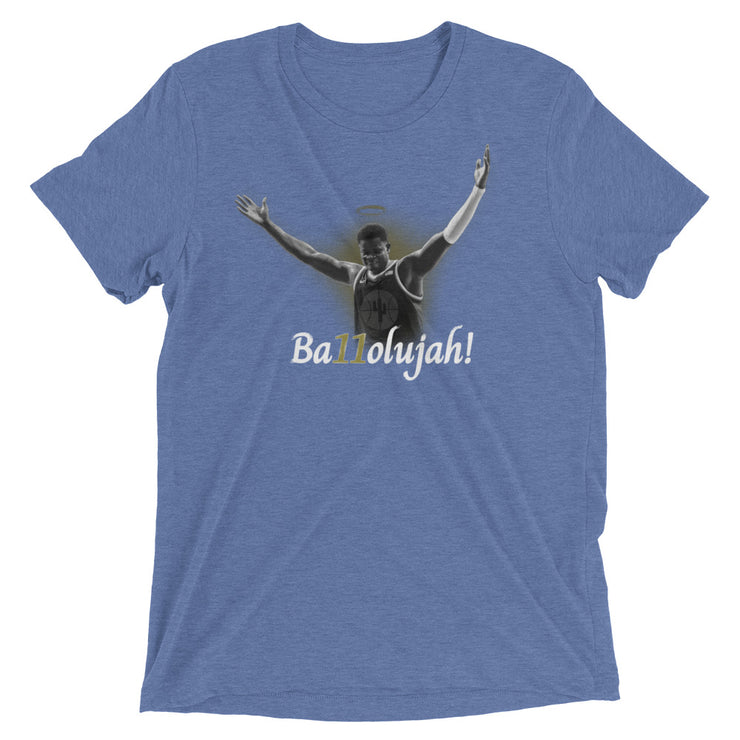 Oumar Ballo: Ba11olujah! (Unisex Tri-Blend T-Shirt)