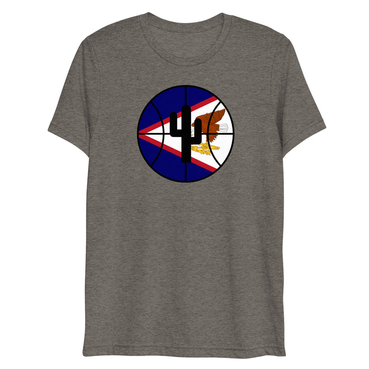 Samoa Flag Logo: Unisex Tri-Blend T-Shirt