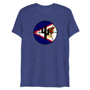 Samoa Flag Logo: Unisex Tri-Blend T-Shirt