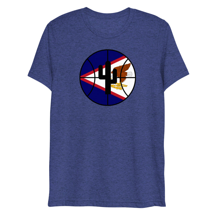 Samoa Flag Logo: Unisex Tri-Blend T-Shirt