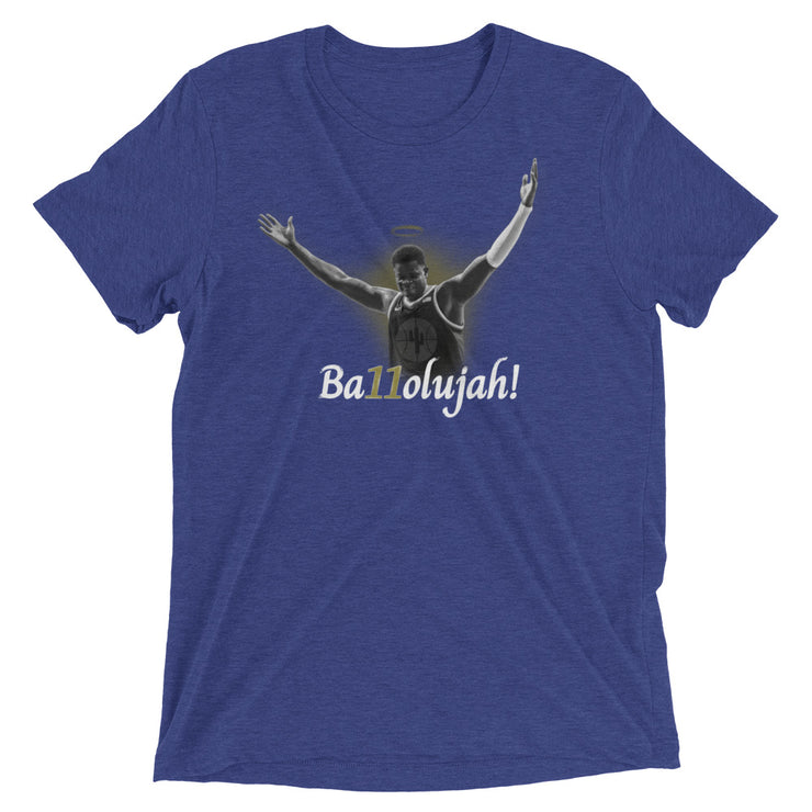 Oumar Ballo: Ba11olujah! (Unisex Tri-Blend T-Shirt)