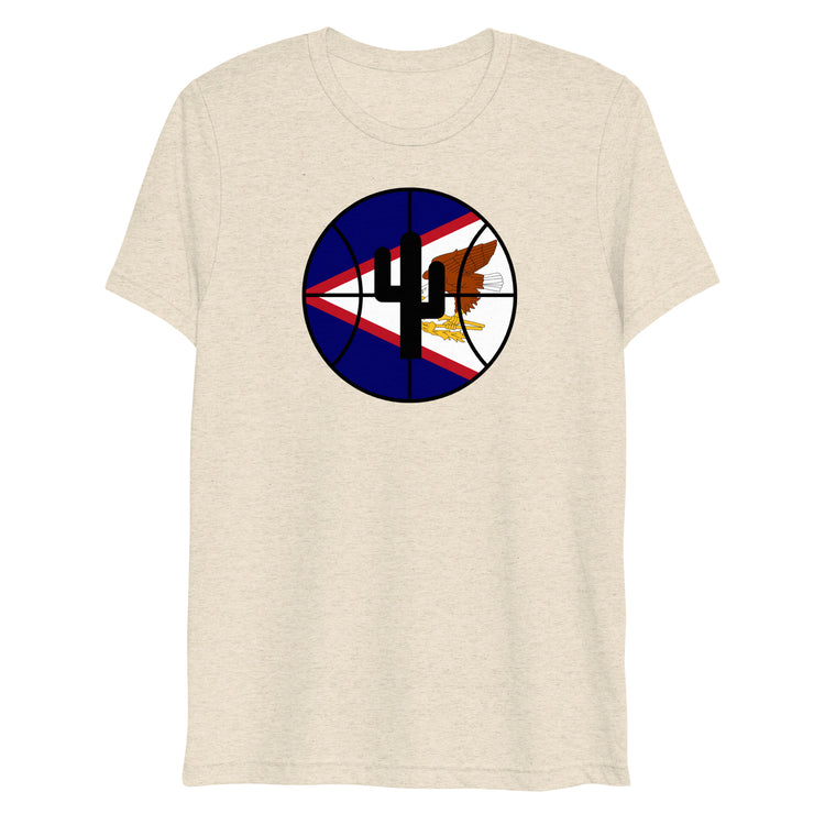 Samoa Flag Logo: Unisex Tri-Blend T-Shirt