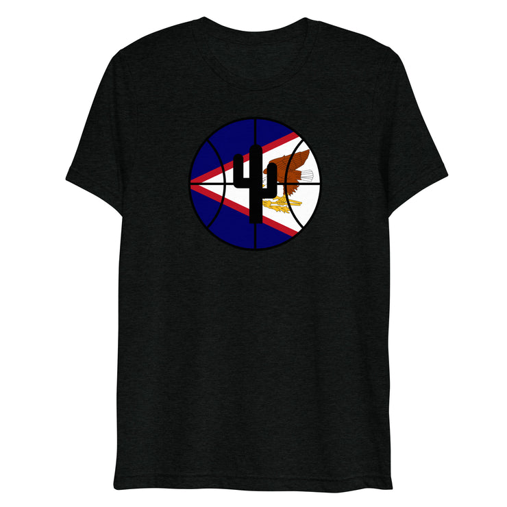 Samoa Flag Logo: Unisex Tri-Blend T-Shirt