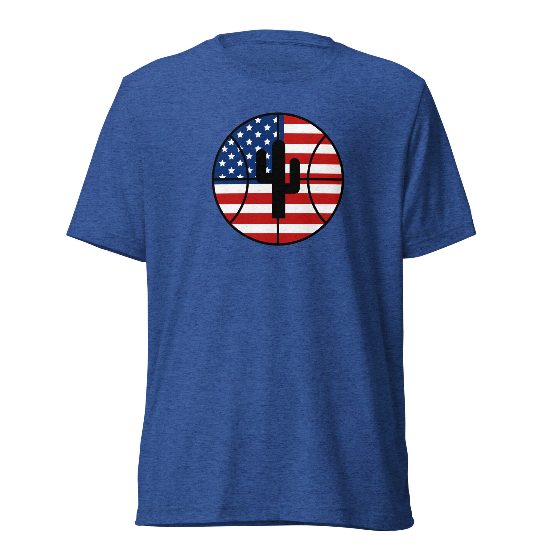 USA Flag Logo: Unisex Tri-Blend T-Shirt – Wildcat Village