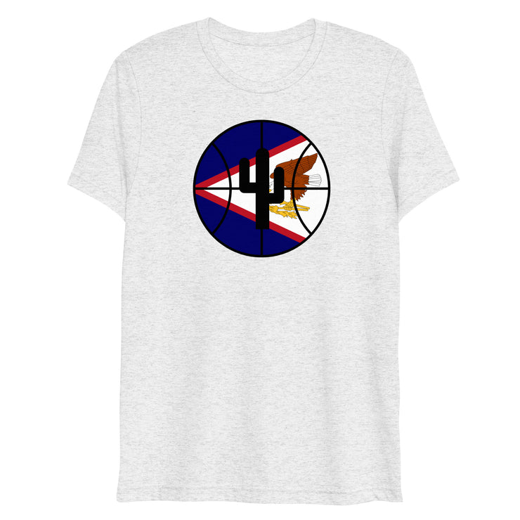 Samoa Flag Logo: Unisex Tri-Blend T-Shirt