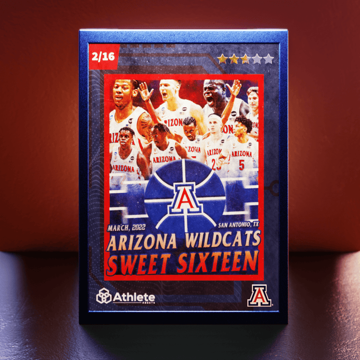 NFT: Arizona Sweet 16 Collectible Card - 02/16