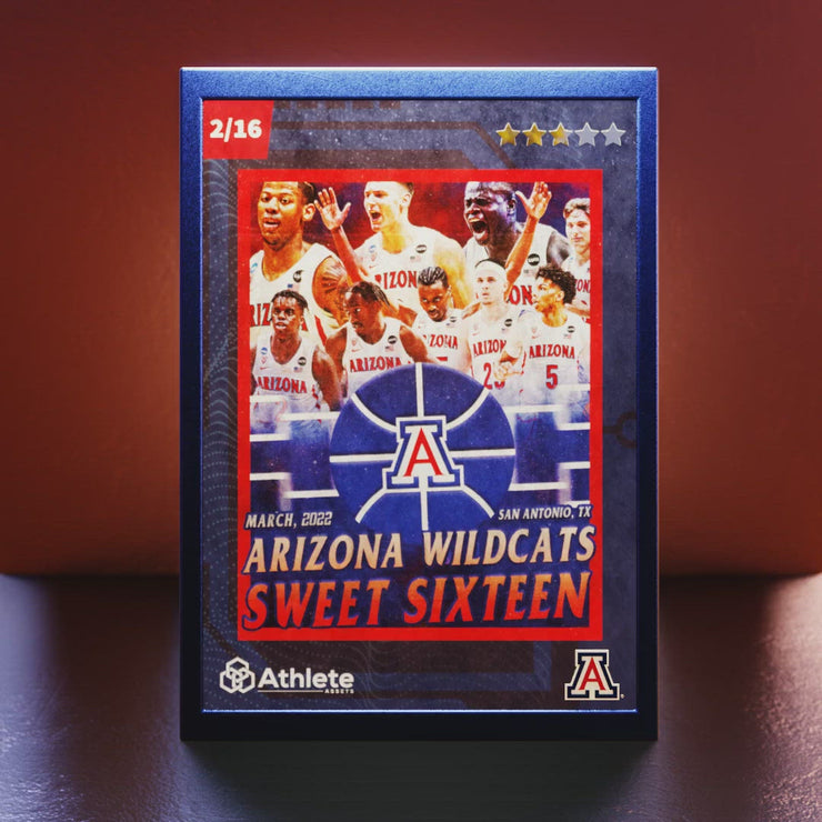NFT: Arizona Sweet 16 Collectible Card - 02/16