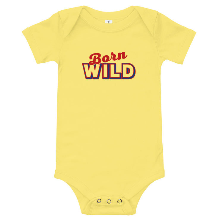 Born Wild: Baby Short Sleeve Onesie