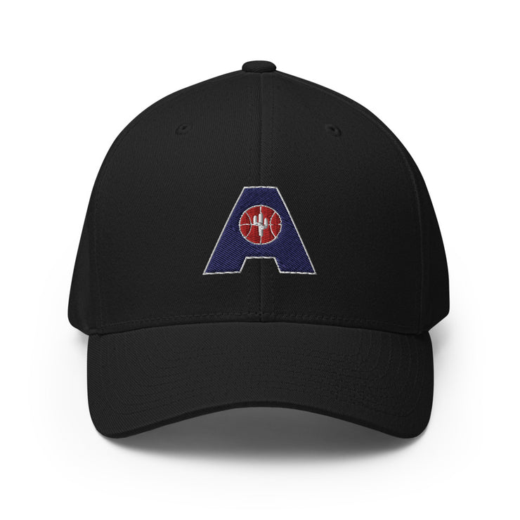 Letter + Logo Blue: Structured Twill Cap