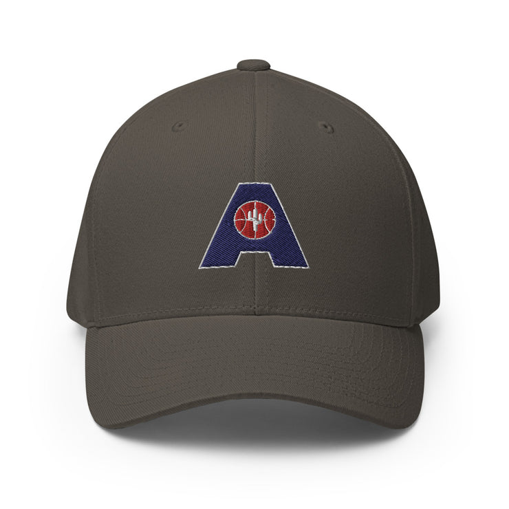 Letter + Logo Blue: Structured Twill Cap