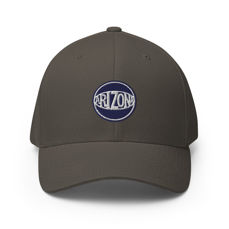 Retro Arizona Blue & White Ball: Structured Twill Cap