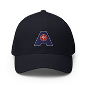 Letter + Logo Blue: Structured Twill Cap