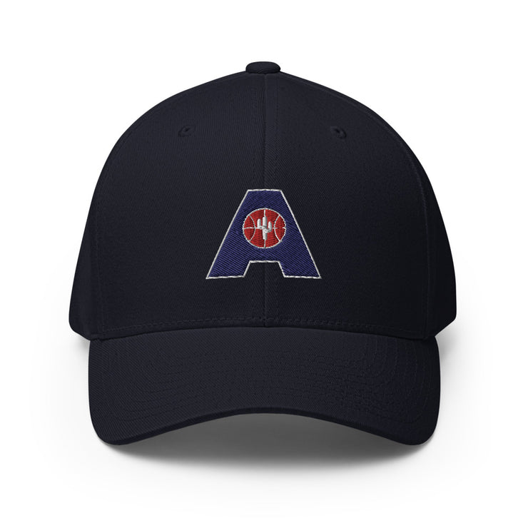 Letter + Logo Blue: Structured Twill Cap