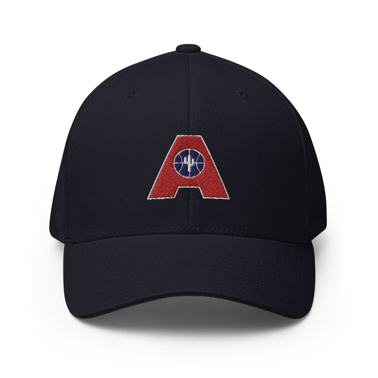 Letter + Logo Blue: Structured Twill Cap