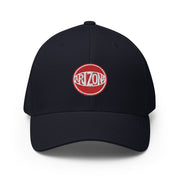 Retro Arizona Red & White Ball: Structured Twill Cap
