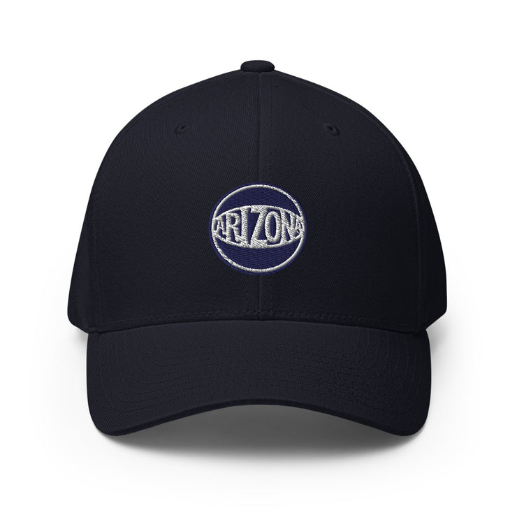 Retro Arizona Blue & White Ball: Structured Twill Cap