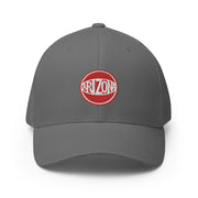Retro Arizona Red & White Ball: Structured Twill Cap