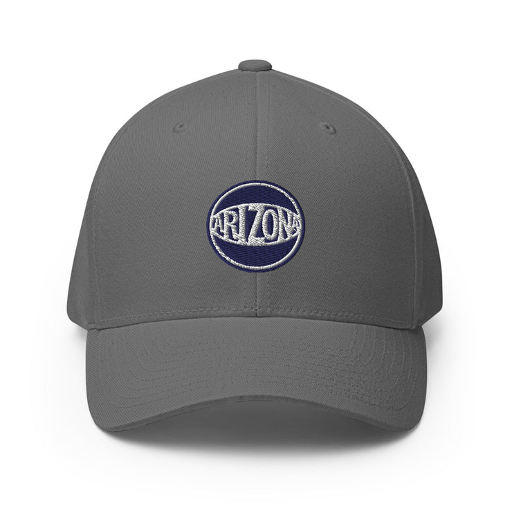 Retro Arizona Blue & White Ball: Structured Twill Cap