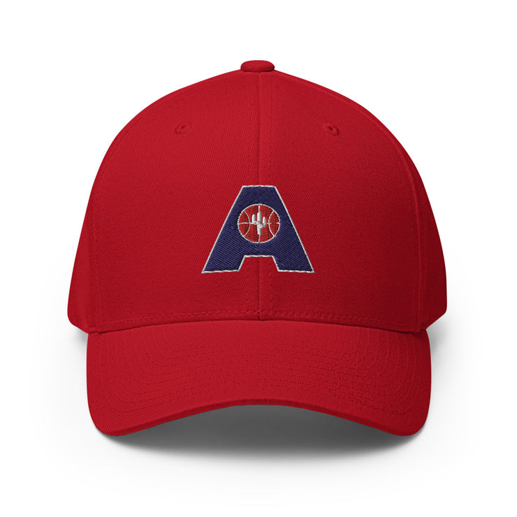 Letter + Logo Blue: Structured Twill Cap