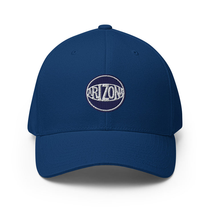 Retro Arizona Blue & White Ball: Structured Twill Cap