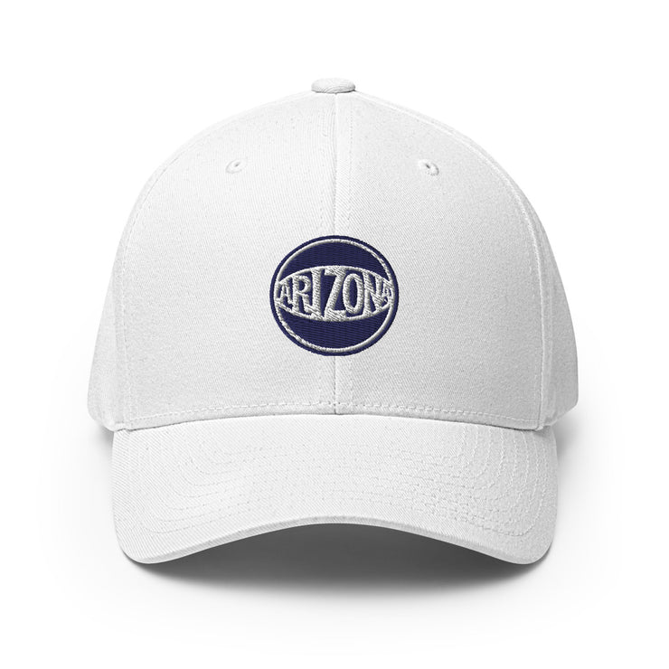 Retro Arizona Blue & White Ball: Structured Twill Cap