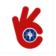 WC Hand Red & Blue: Sticker