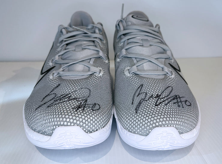 Benn Mathurin Autographed Game Worn Air Zoom BB NXT TB GOAT (Wolf Grey)