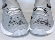 Benn Mathurin Autographed Game Worn Nike KD14 TB (Wolf Grey with Black Strap)