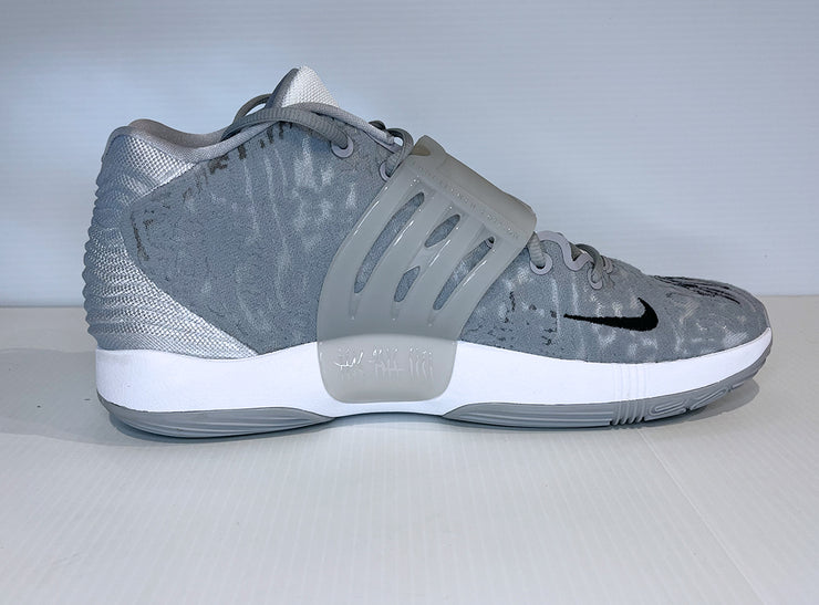 Benn Mathurin Autographed Game Worn Nike KD14 TB (Wolf Grey with Black Strap)