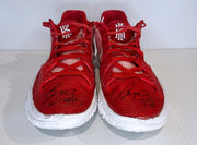 Benn Mathurin Autographed Game Worn Nike Kyrie Low 4 TB "University Red"