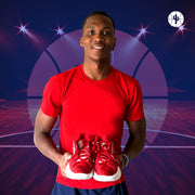 Benn Mathurin Autographed Game Worn Nike Kyrie Low 4 TB "University Red"