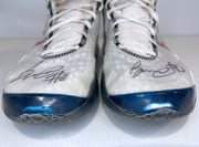 Benn Mathurin Autographed Game Worn Nike Zoom KD 12 (White with Blue Bottoms)