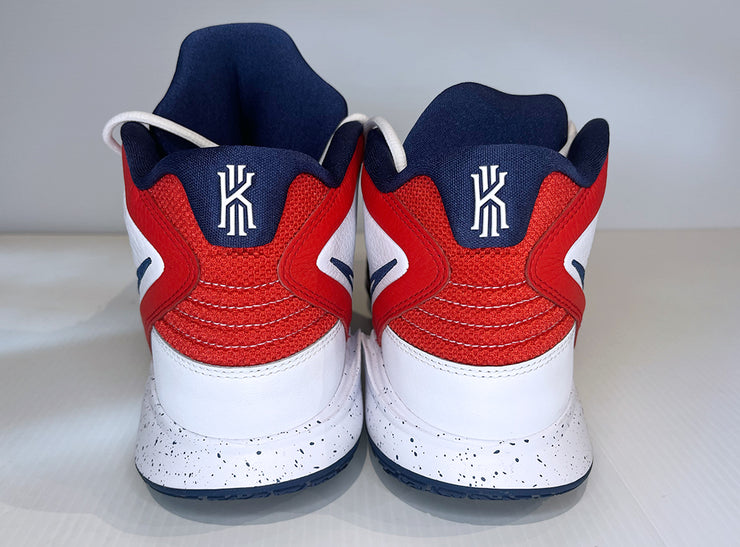 Benn Mathurin Autographed Game Worn Nike Kyrie Infinity NCAA SOS (White with Red Stripe)
