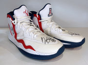 Benn Mathurin Autographed Game Worn Nike Kyrie Infinity NCAA SOS (White with Red Stripe)