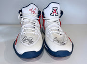 Benn Mathurin Autographed Game Worn Nike Kyrie Infinity NCAA SOS (White with Red Stripe)