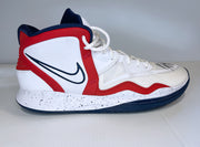 Benn Mathurin Autographed Game Worn Nike Kyrie Infinity NCAA SOS (White with Red Stripe)