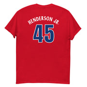 Cedric Henderson Jr. #45: Jersey T-Shirt Red