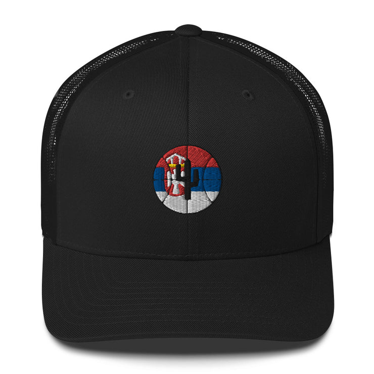 Logo Flag Serbia: Trucker Cap