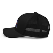 Letter + Logo Blue: Retro Trucker Hat