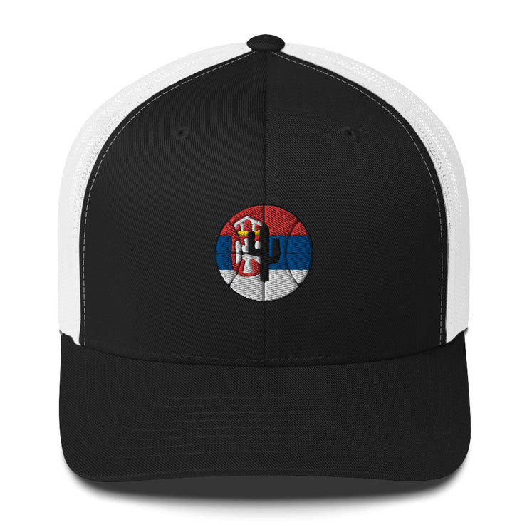 Logo Flag Serbia: Trucker Cap