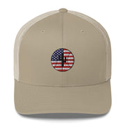 Logo Flag USA: Trucker Cap
