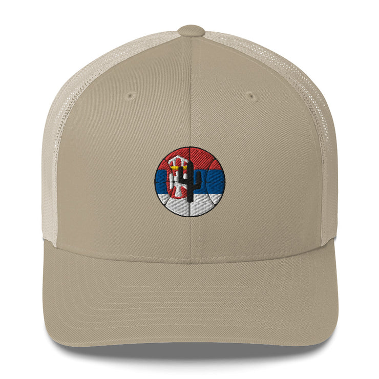 Logo Flag Serbia: Trucker Cap