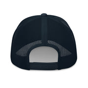 Letter + Logo Blue: Retro Trucker Hat