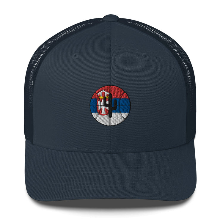 Logo Flag Serbia: Trucker Cap